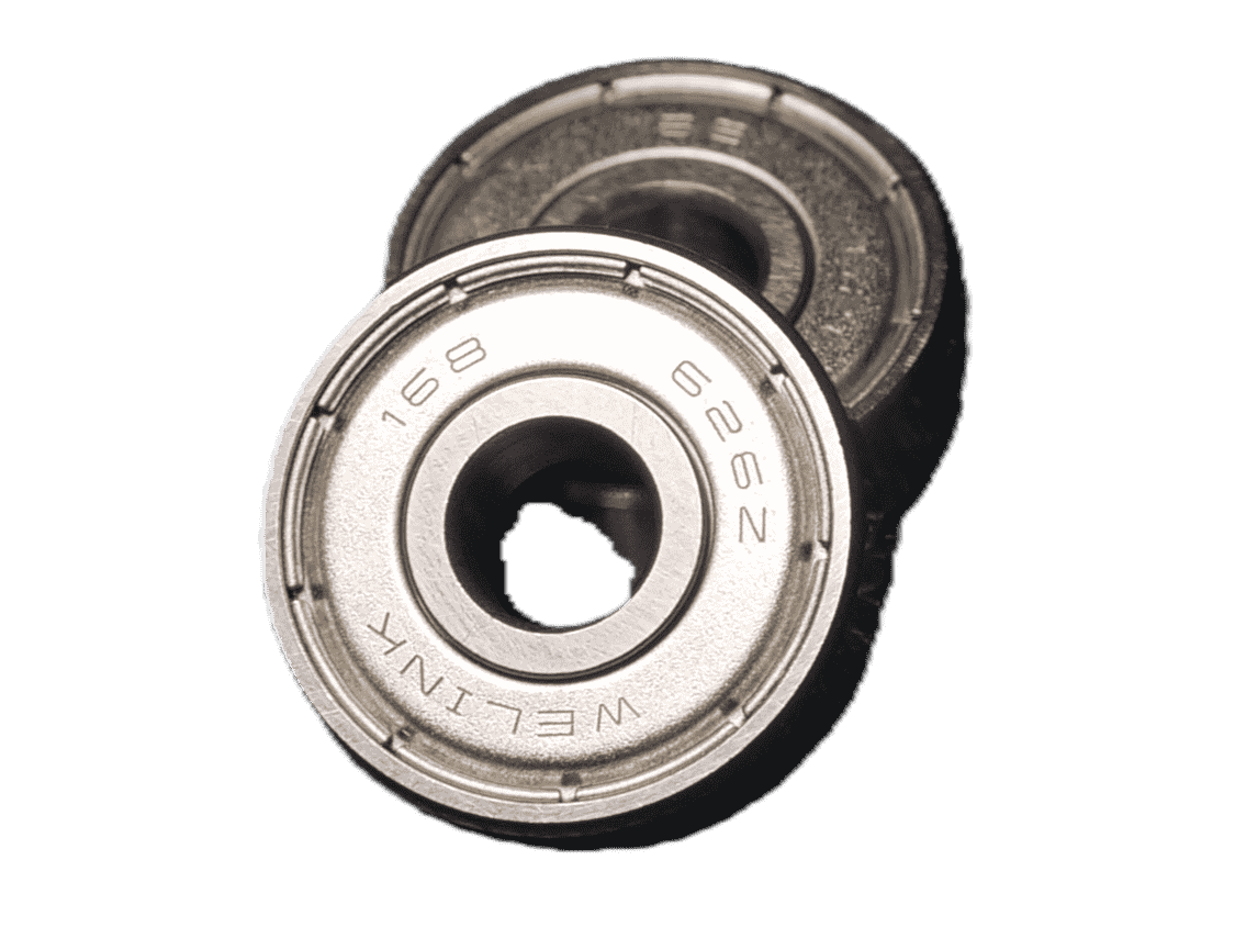 626-Z Ball Bearing showing Single Pressed Steel Shield for Dust Protection and Low Friction Torque