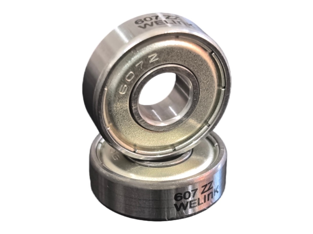 Precision 607-ZZ Replacement Bearing compatible with SKF 607-2Z, NSK 607 ZZ, and FAG 607-ZZ