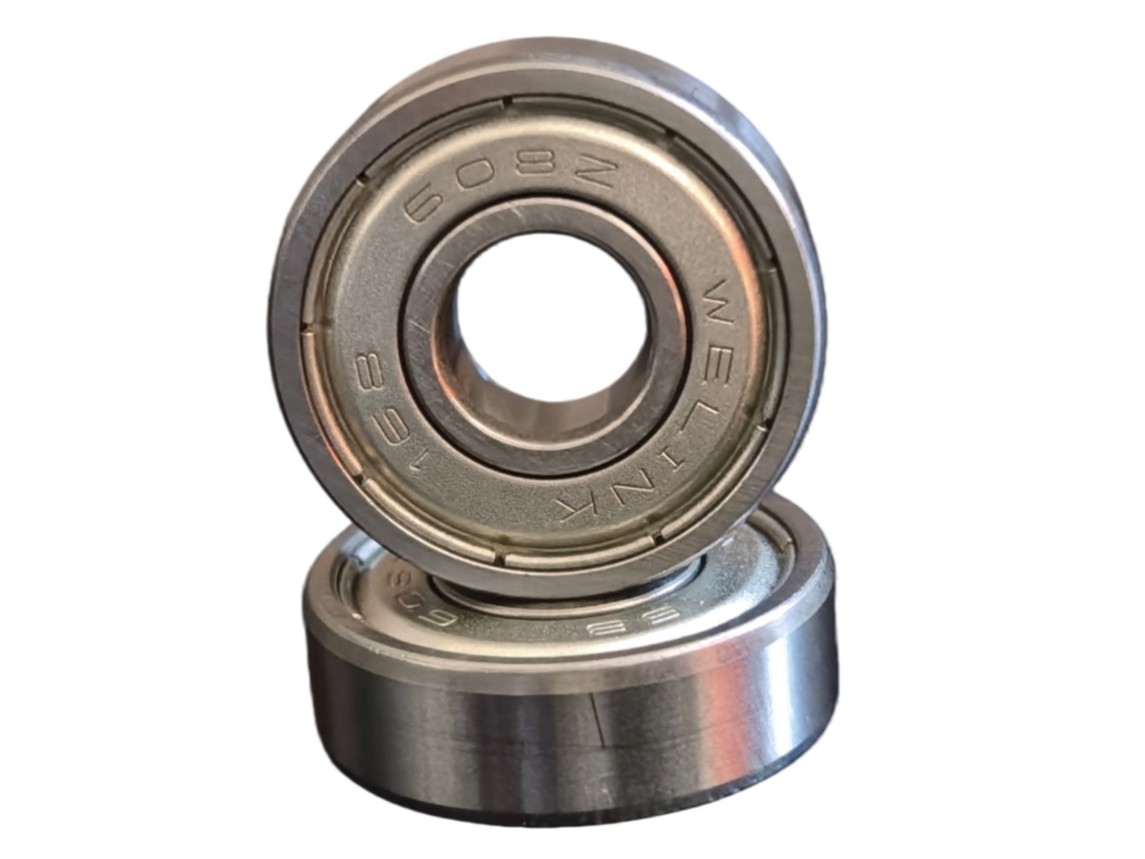 608-ZZ Ball Bearing with Double Metal Shields (ZZ) for Dust and Debris Protection on Both Sides