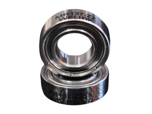 High-Speed MR137-ZZ Miniature Bearing - GCr15 Chrome Steel, up to 30000 RPM for Encoders and Sensitive Devices