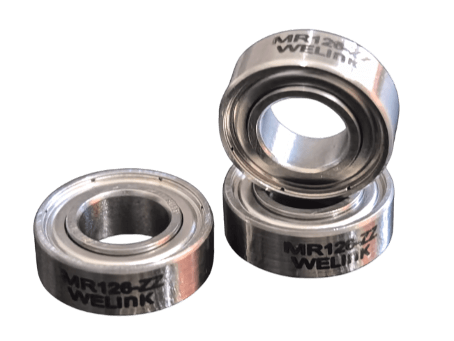 MR126-ZZ Micro Bearing showing Double Pressed Steel Shield for Dust Protection and Maintenance-Free Operation