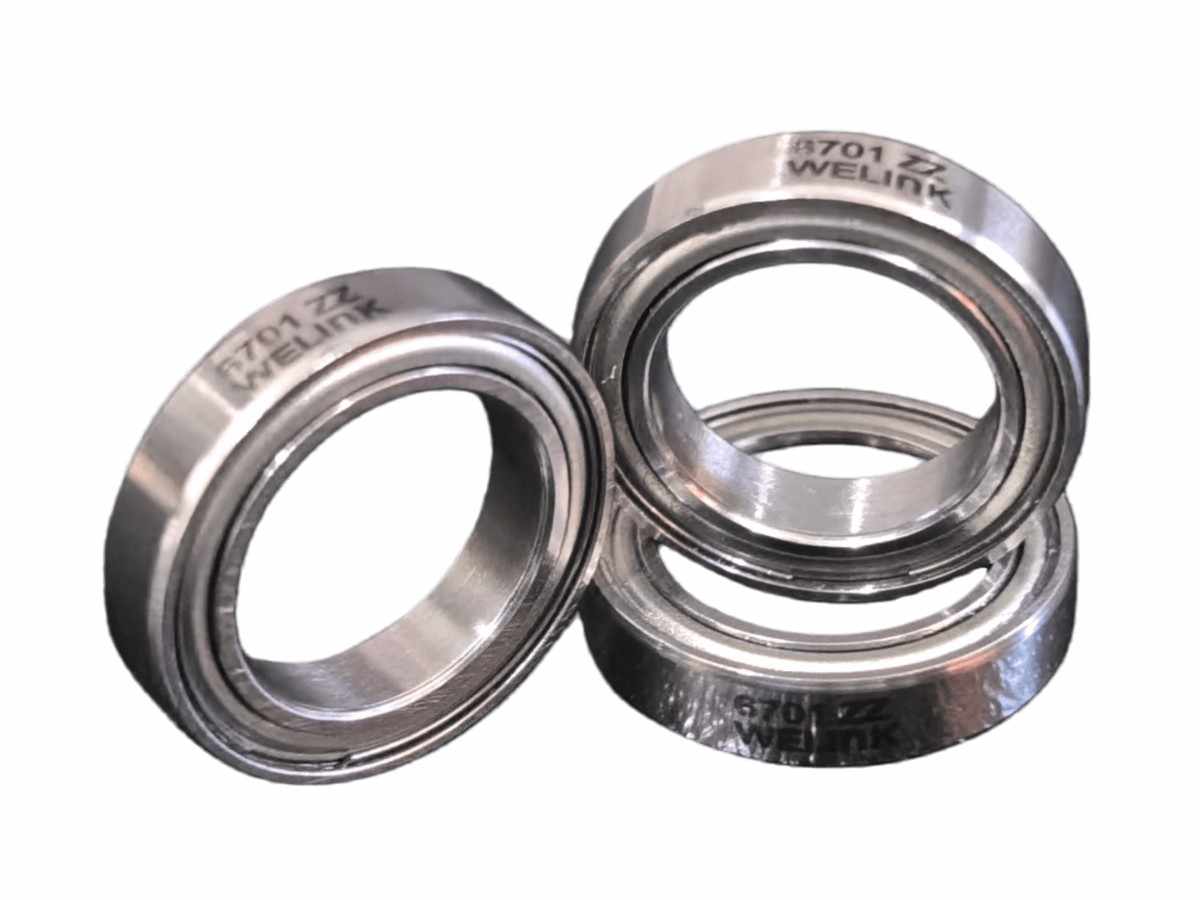 6701-ZZ Thin-Section Deep Groove Ball Bearing For Small Fans | 12&times;18&times;4 Mm