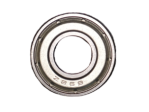 698-ZZ Ball Bearing with Double Pressed Steel Shields (ZZ) for dust protection and smooth operation in small industrial motors and gear drives.
