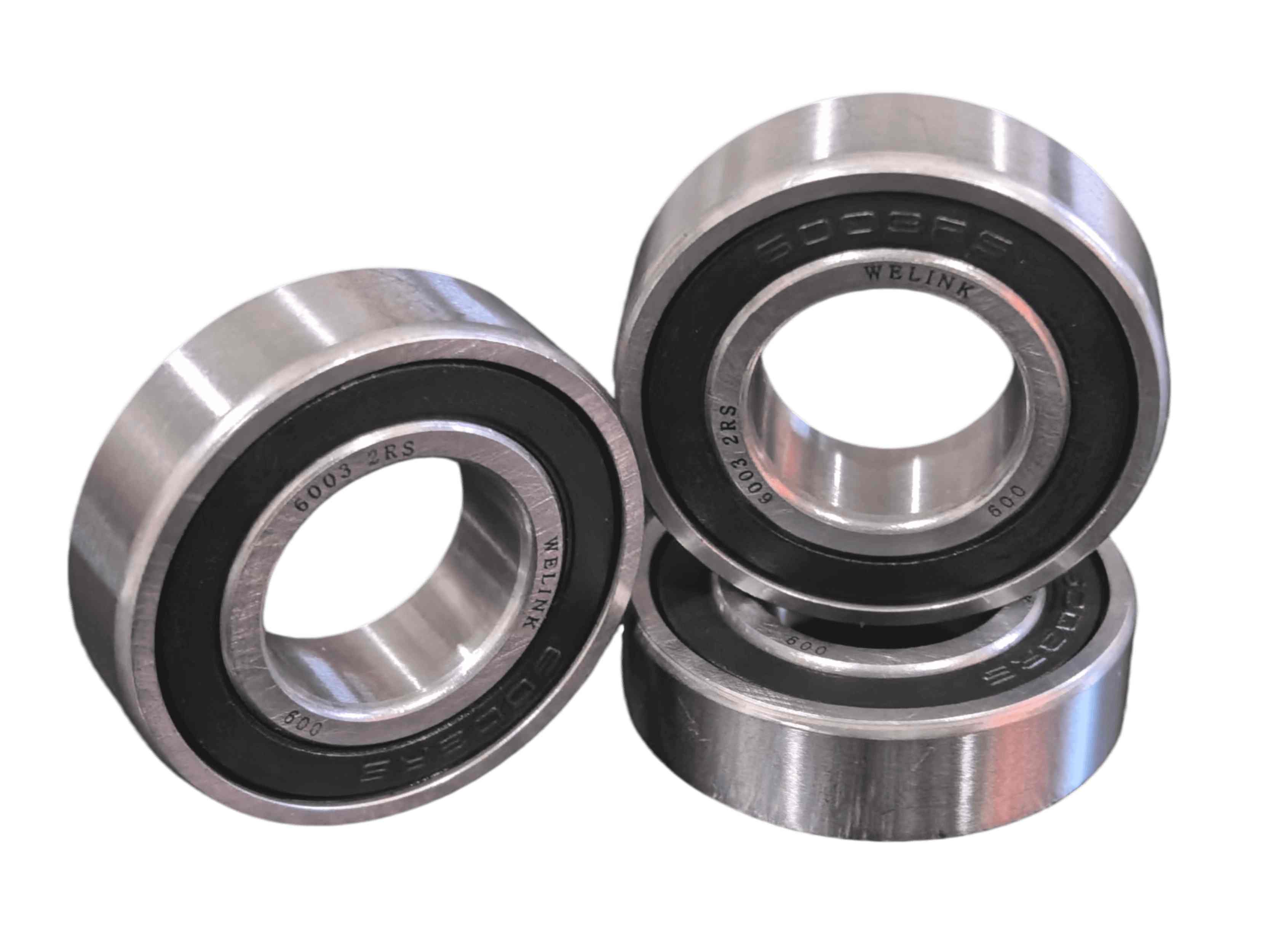6003-2RS Sealed Deep Groove Ball Bearing for Medium-Duty Industrial Motors and Automotive Accessories | 17&times;35&times;10 Mm