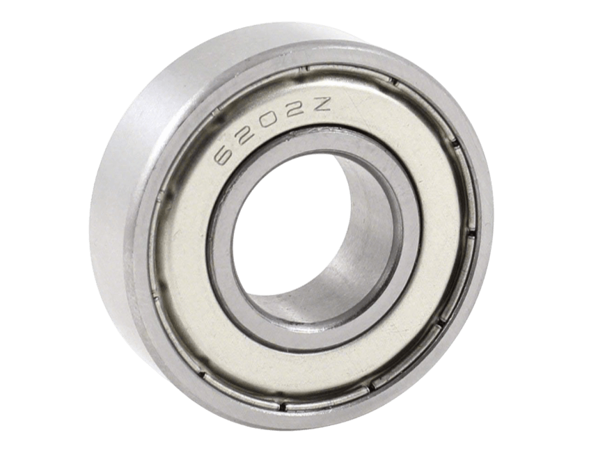 6202-Z Single Shielded Ball Bearing 15x35x11 mm - compatible with SKF 6202-Z, NSK 6202Z - for Automotive Alternators and Small Electric Motors