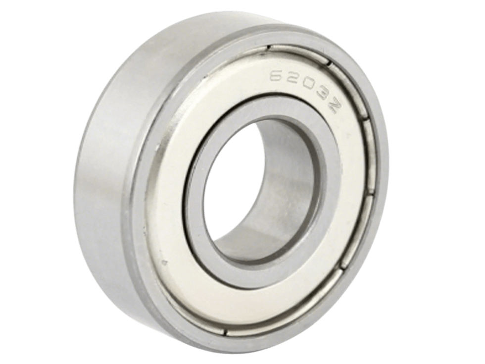 6203-Z Single Shield Deep Groove Ball Bearing 17x40x12 mm for Pumps and Industrial Equipment Replacement Bearing Compatible with SKF 6203-Z, NSK 6203Z, NTN 6203Z for Agricultural Machinery and Gearboxes - Chrome Steel Single Shield Configuration for Light