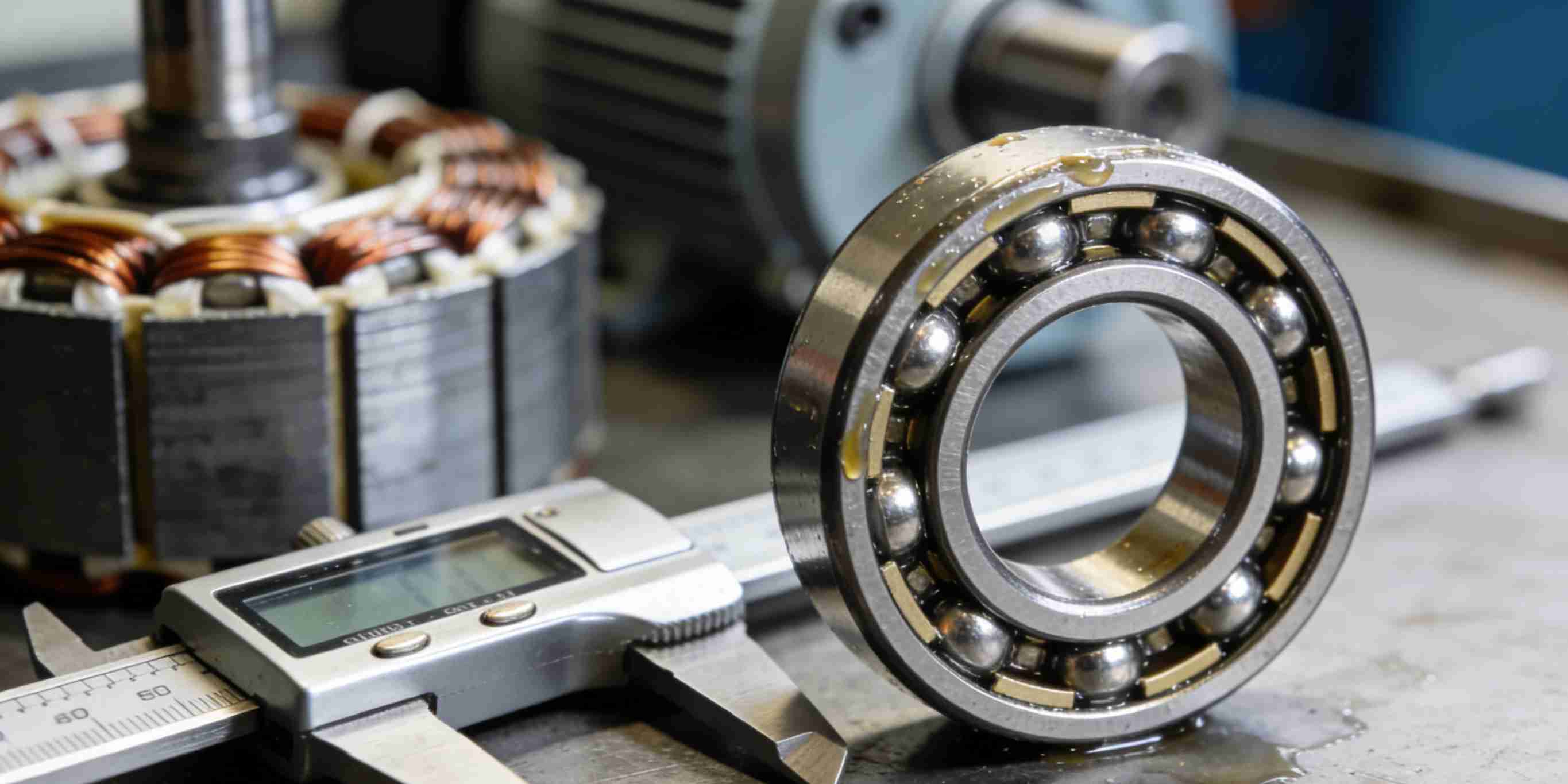 How to reduce bearing noise in electric motor assembly?