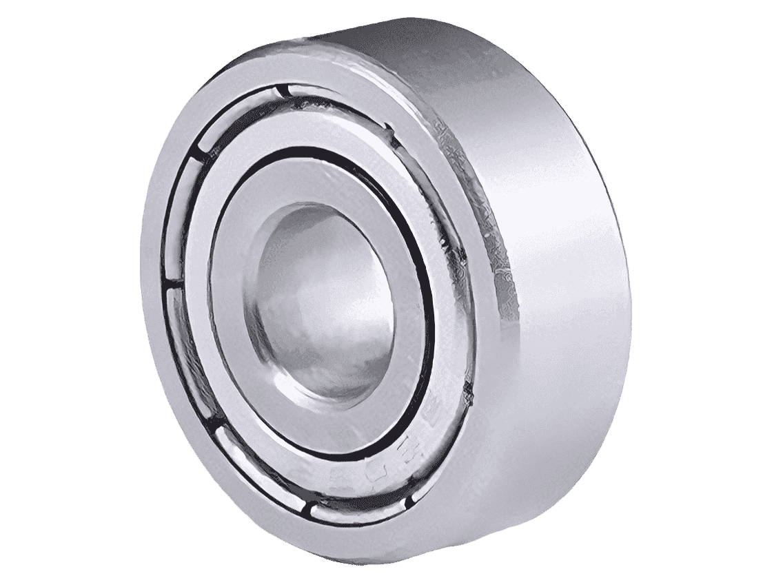 673-ZZ Miniature Ball Bearing 3x6x2.5 mm showing Double Metal Shields for Contamination Protection in Compact Assemblies