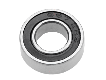 687-2RS Miniature Deep Groove Ball Bearing For High-Speed Miniature Drives | 7&times;14&times;5 mm