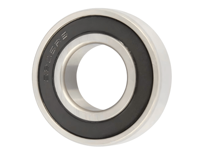 6205-2RS Deep Groove Ball Bearing showing Double Rubber Contact Seals for Water and Dust Resistance