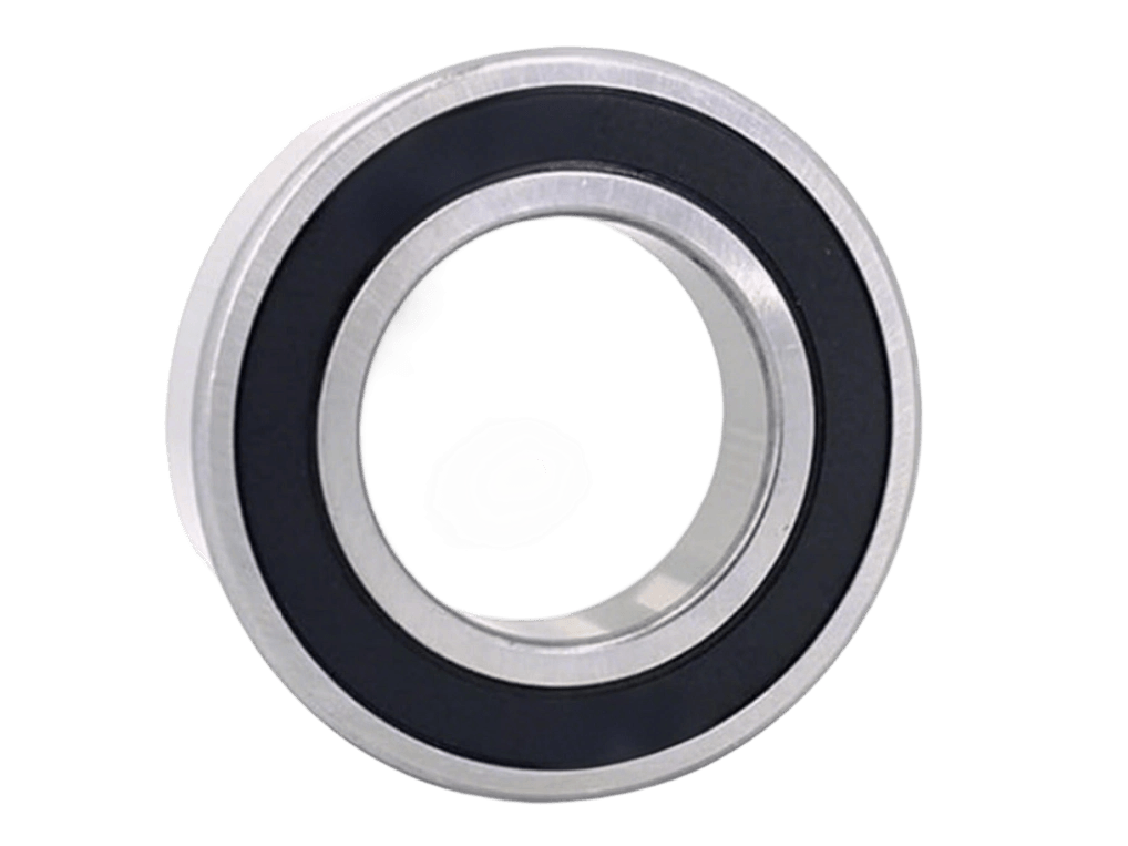 6012-2RS Ball Bearing displaying Double Rubber Contact Seals for Moisture Protection and Contamination Resistance in Harsh Environments