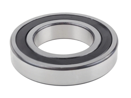 6213-2RS Sealed Ball Bearing showing Dual NBR Rubber Contact Seals for maximum moisture and dust protection