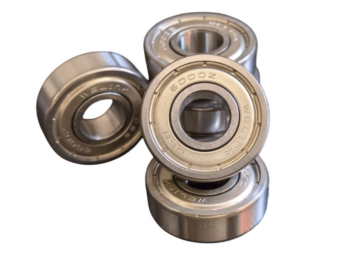 Precision 6000-ZZ replacement bearing compatible with SKF 6000-ZZ, NSK 6000 ZZ, and FAG 6000-ZZ for industrial drives and conveyors.