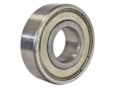 6204-Z Single Shield Deep Groove Ball Bearing 20x47x14 mm with Metal Shield for Dust Protection in Pumps and Gearboxes Replacement Bearing Compatible with SKF 6204-Z, NSK 6204Z, NTN 6204Z for Electric Motors and Industrial Machinery 16000 RPM 6204-Z Beari