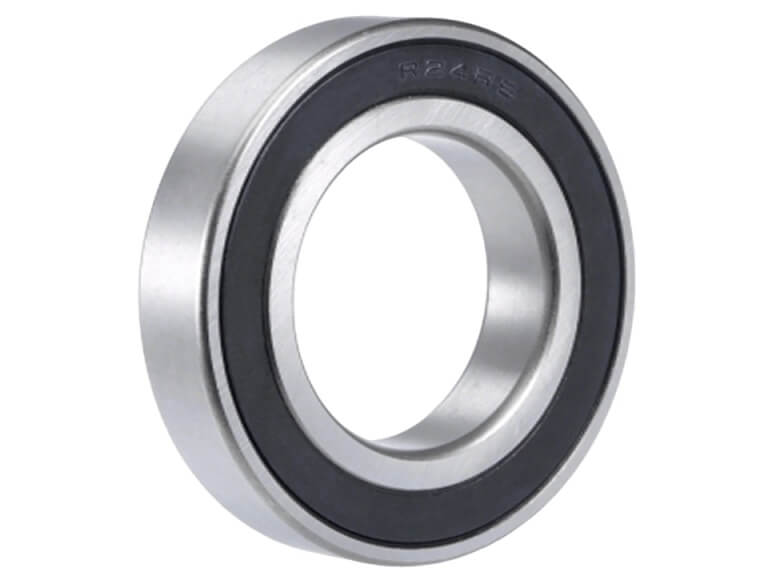 R24-2RS Double Sealed Inch Bearing 1.5x2.625x0.5625 Inches 38.1x66.675x14.288 mm for Electric Motors and Agricultural Equipment - SAE 52100 Chrome Steel with Contact Rubber Seals
