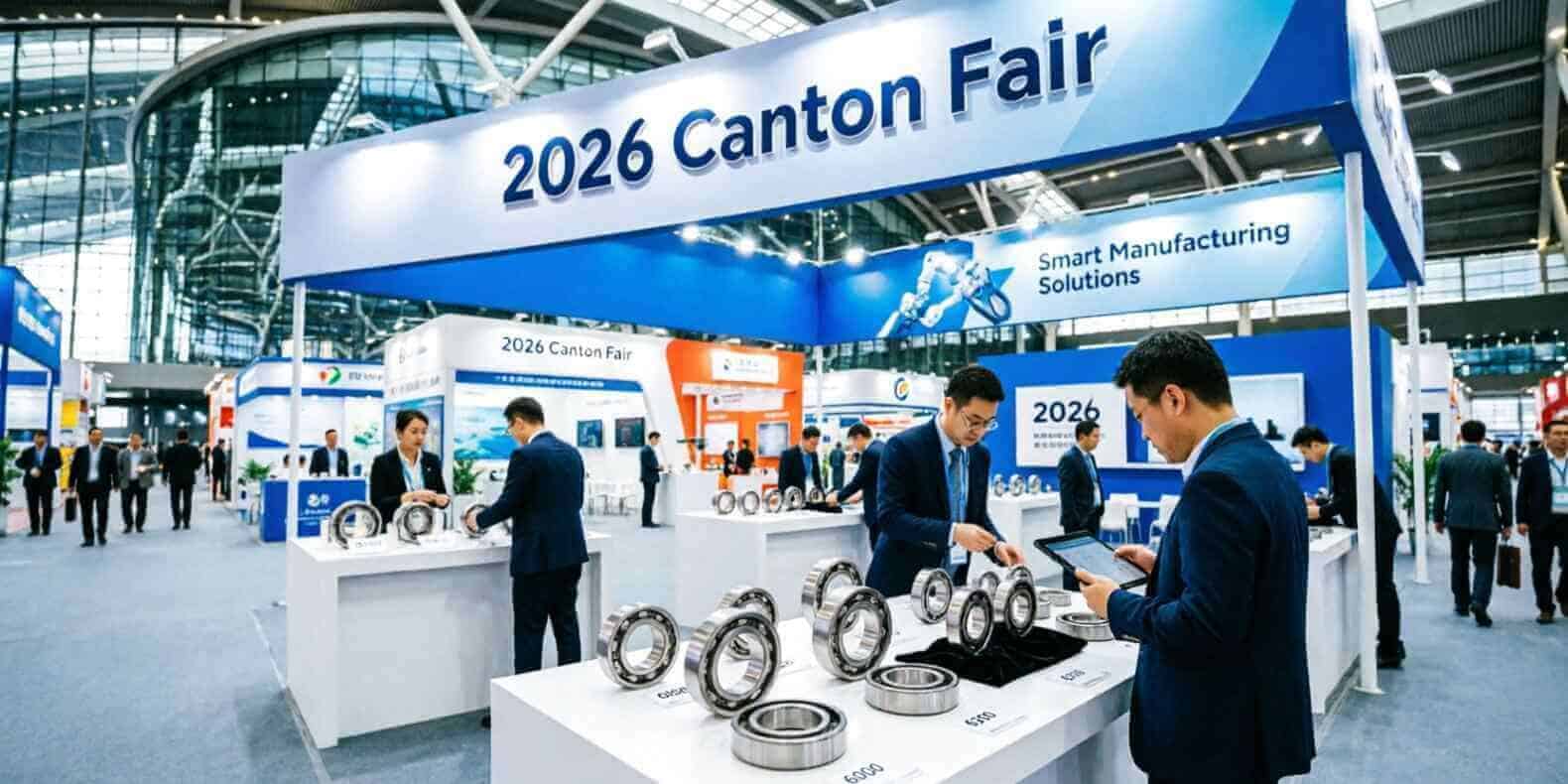 2026 Canton Fair Phase 1 Insights: Industrial Motor Upgrades & Deep Groove Ball Bearing Innovations | Welink Bearing