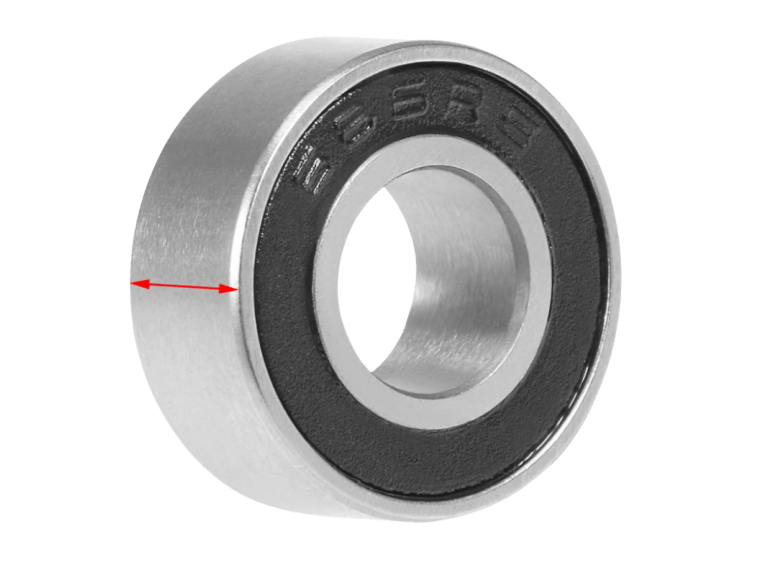686 2RS Sealed Bearing for RC Cars, Drone Motors, and Remote Control Helicopters