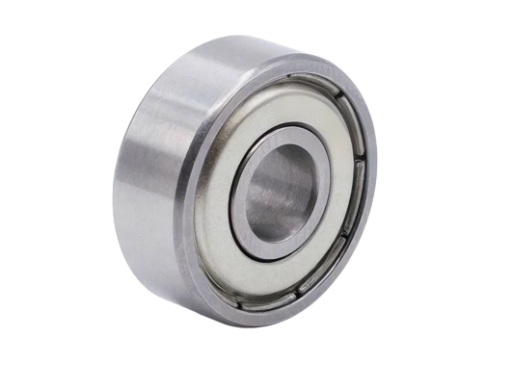 692-ZZ Ultra-Miniature Ball Bearing 2x6x3 mm showing dual pressed metal shields for micro-motor applications