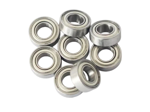 675-ZZ Ultra-Thin Miniature Ball Bearing showing Double Pressed Steel Shields for Low Friction and Dust Protection