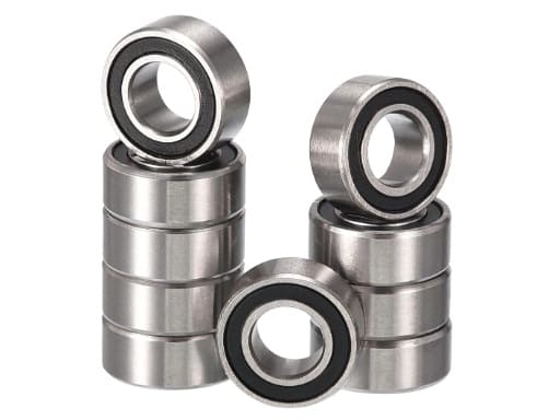 Precision MR74-2RS Replacement Bearing compatible with SKF MR74-2RS1, NSK MR74 DDU, and NTN MR74 LLU for RC Servos and Medical Devices