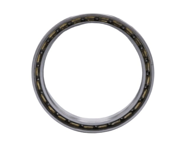 6702 Open Type Ball Bearing showing Unshielded Chrome Steel Balls for Zero-Drag and High Speed Oil Lubrication