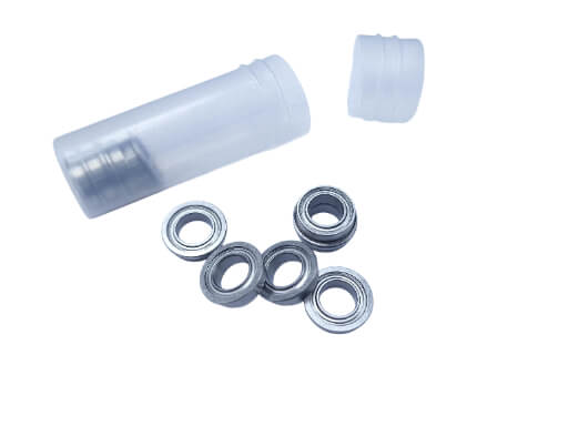 High-speed 40000 RPM flanged bearing MF106 ZZ forged from GCr15 chrome steel with P5 tolerance for robotic micro-actuators