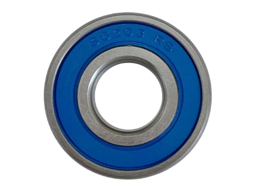 High durability S6203-2RS deep groove bearing showing anti-rust properties ideal for washdown environments and chemical processing