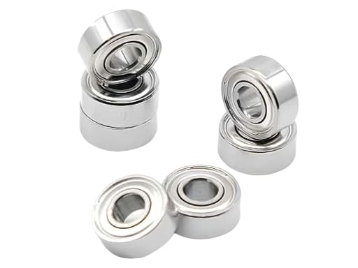 Precision MR105 ZZ Replacement Bearing compatible with NSK MR105ZZ and NMB L-1050ZZ for RC Cars and Fishing Reels