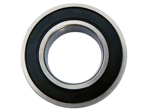 6215-2RS Deep Groove Ball Bearing displaying Dual Rubber Seals for Maximum Moisture and Dust Protection