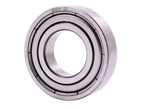 Chrome Steel 16003-2Z Shielded Bearing 17x35x8mm compatible with SKF 16003-2Z and NSK 16003ZZ replacements