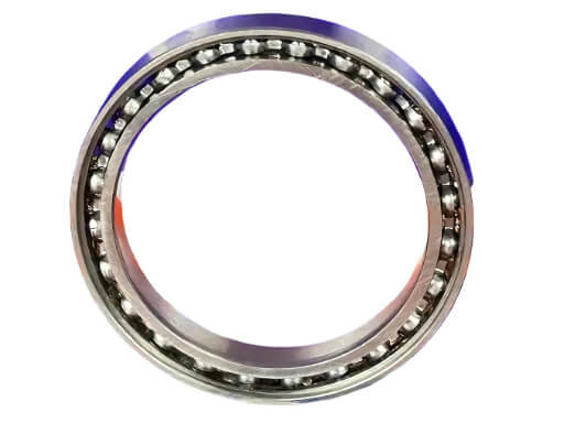 6808 Open Thin Section Ball Bearing showing Unshielded Design for Maximum Lubrication Flow and Ultra Low Friction