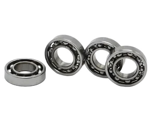 High precision 8x12x3.5 mm 678 Open miniature ball bearing with chrome steel races and cage for low-torque rotation in brushless DC motors