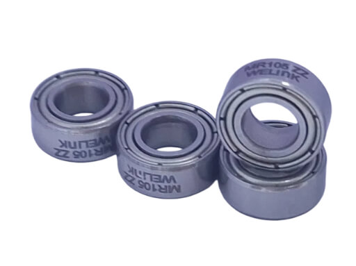 High Speed 43000 RPM MR105 ZZ Micro Bearing - GCr15 Chrome Steel for Drones and RC Brushless Motors